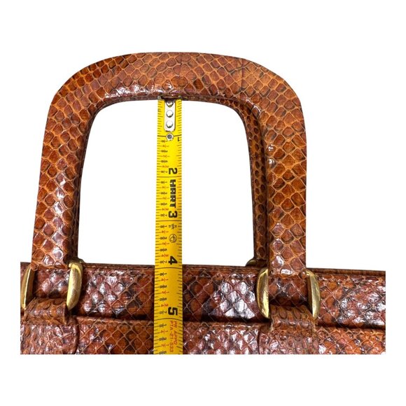 Genuine Snakeskin Luxury Handbag Made In India Exotic Leather Tote Messenger - Picture 10 of 10